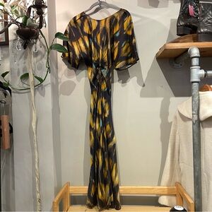 NWT Ba&Sh Satin Maxi Dress